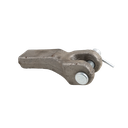 Weld On Chain Retainer W/ Pin For 1/4"-5/16" Chain 10,000 Lbs Wll - Forged Steel - Raw 