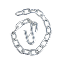 GR30 Safety Chain W/ Spring Clip Hook 1/4" X 27" 5,200 Lbs Mbs - Zinc Plated 