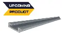 Double L Sliding Winch Rail 6 Ft Section - Aluminum - Raw 