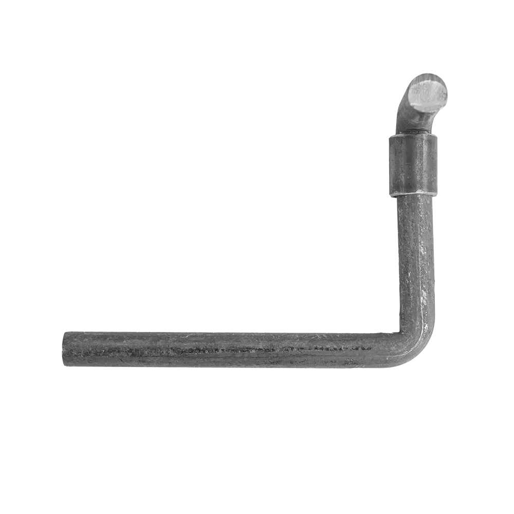 Weld On Lock Handle 5/8" X 4" X 6" - Steel - Raw