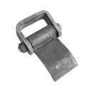 Weld On Left Side Door Hinge W/ Grease Zerk - Steel - Raw