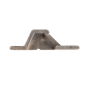 Weld/Bolt On Cam Door Latch Bottom Keeper - Cast Iron - Raw