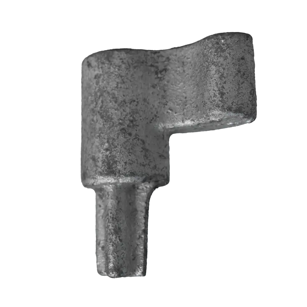 Weld On Cam Door Bottom Lug - Cast Iron - Raw