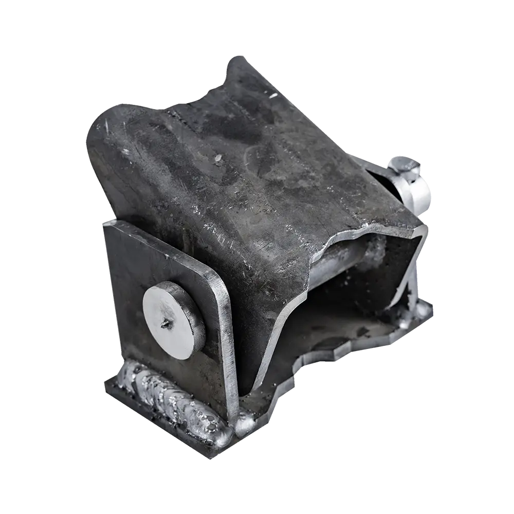 Weld On Dump Trailer Body Hinge W/ Removable Pin - Steel - Raw