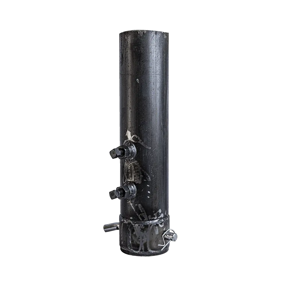 30K Adjustable Round GN Coupler Outer Tube 4" X 20" - Steel - Raw