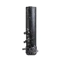 30K Adjustable Round GN Coupler Outer Tube 4" X 20" - Steel - Raw