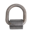 1/2" D-RING W/ WELD ON CLIP 4,000 LBS WLL - 12,000 LBS MBS - FORGED STEEL - RAW