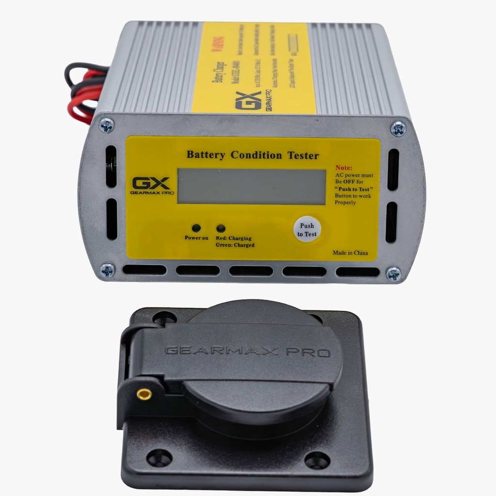 CARGADOR DE BATERÍA 8.5A 12V - NEGRO