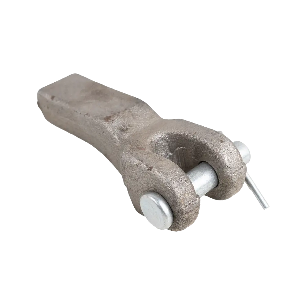 Weld On Chain Retainer W/ Pin For 1/2" Chain 35,000 Lbs Mbs - Forged Steel - Raw 