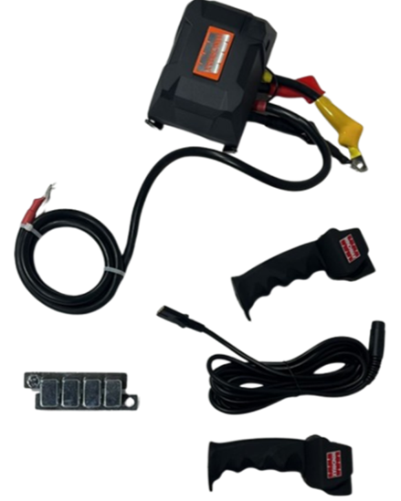 CAJA DE CONTROL COMPLETA CON CABLES PARA WINCH DE 17,500 LBS 12V