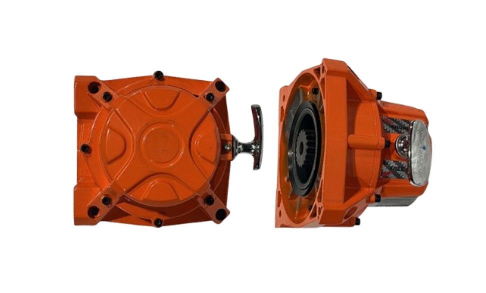 CAJA DE ENGRANAJES COMPLETA CON ETIQUETA PARA WINCH DE 17,500 LBS 12V - NARANJA