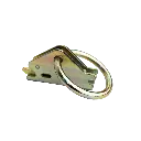 ACCESORIO DE ANCLAJE E-TRACK 2" CON ARO, CAPACIDAD 1,335 LBS – ZINCADO