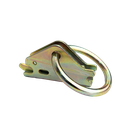 E-TRACK TIE DOWN FITTING 2" O-RING 1/4" OPENING 4,000 MBS - ZINC PLATED