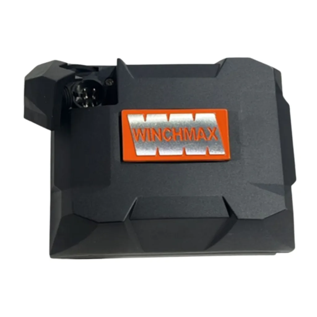 EMPTY CONTROL BOX CASE (2 PART) WITH WANDERLEAD SOCKET FITTED FOR WM17,500 LBS 12V – BLACK
