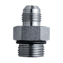 ADAPTADOR HIDRÁULICO 0° RECTO 1/2" ORB MACHO (3/4"-16 SAE-8) A JIC MACHO 3/8" – ZINCADO