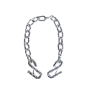 GR30 SAFETY CHAIN W/ SPRING CLIP HOOK 1/4" X 27" 5,200 LBS MBS - ZINC PLATED