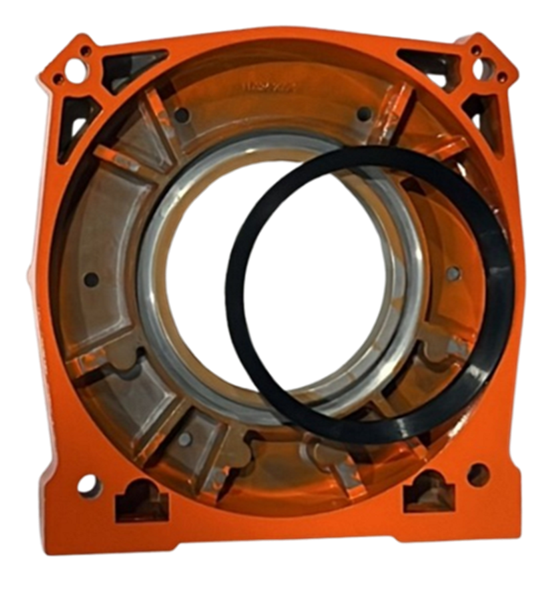 [GXEL-010018] GEARBOX BASE WITH SEAL FOR WM17,500 LBS – ORANGE