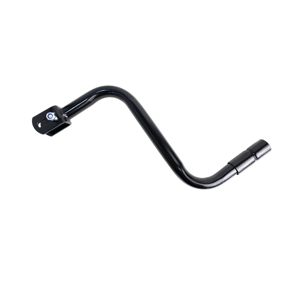 SIDE WIND HANDLE W/ BOLT ON HARDWARE - BLACK
