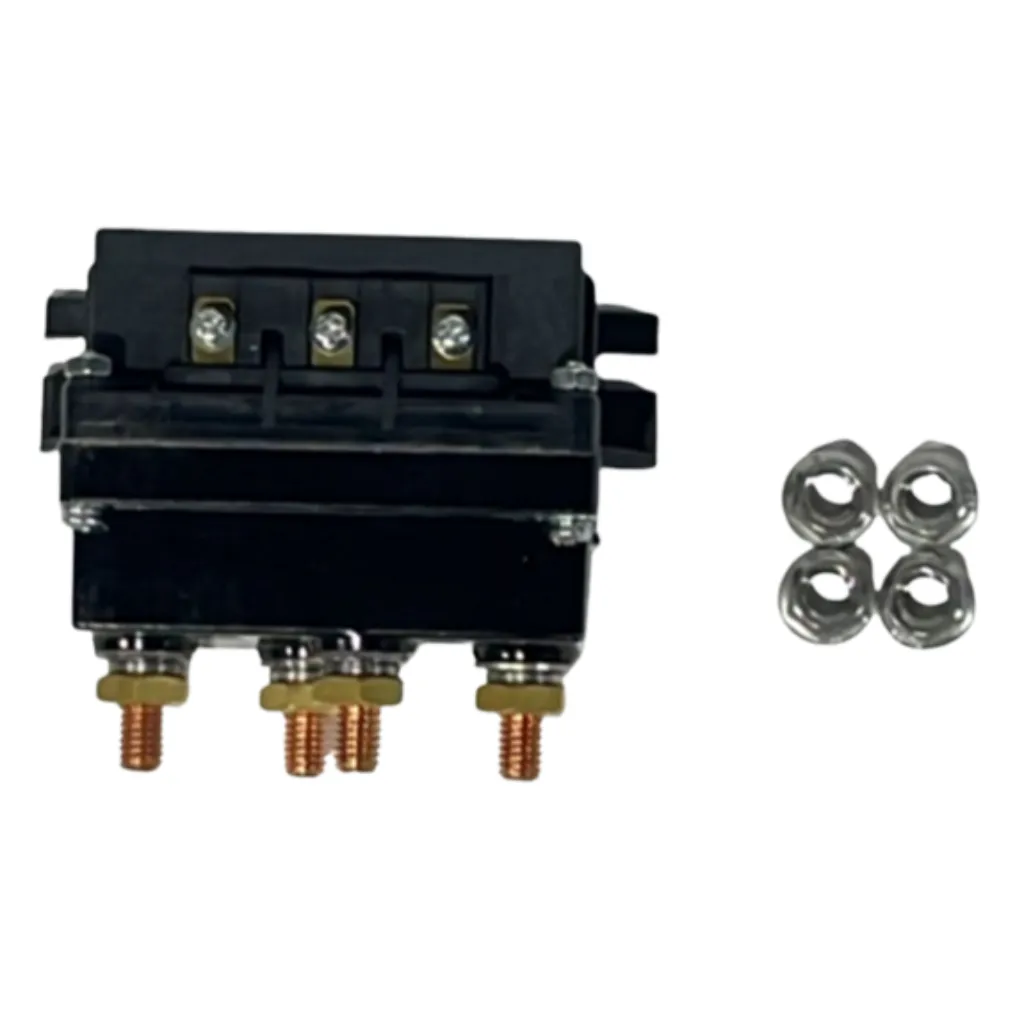 SOLENOID FOR WM17,500 LBS 12V - BLACK