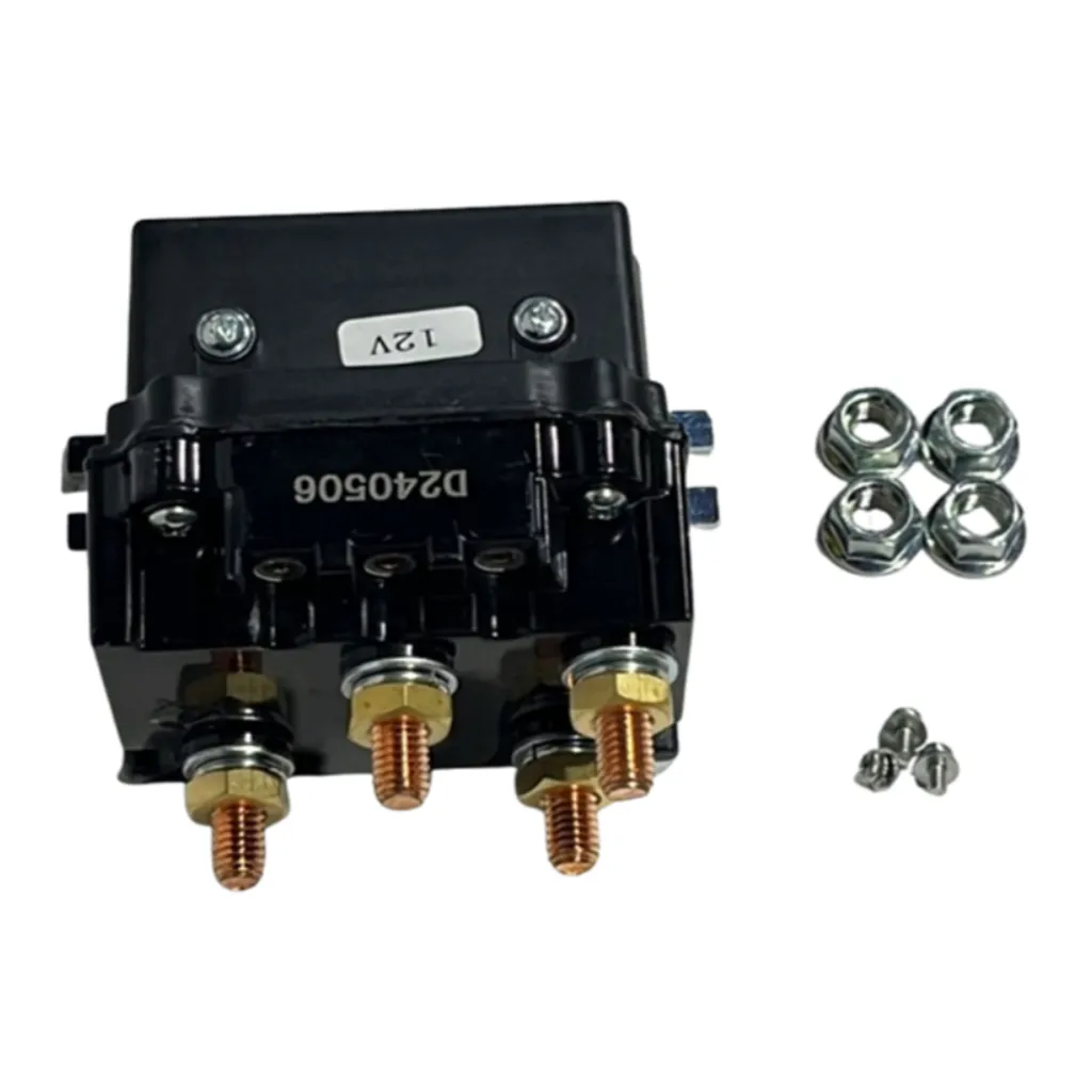 SOLENOID FOR WM20,000- 22,000 LBS 12V - BLACK