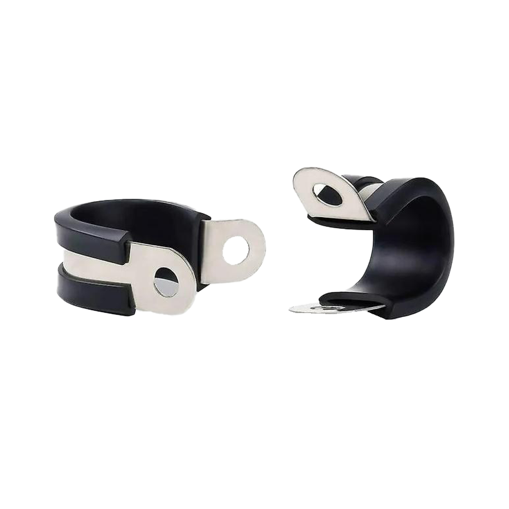 ABRAZADERA DE MANGUERA DE ACERO Y GOMA DIAMETRO 5/8"