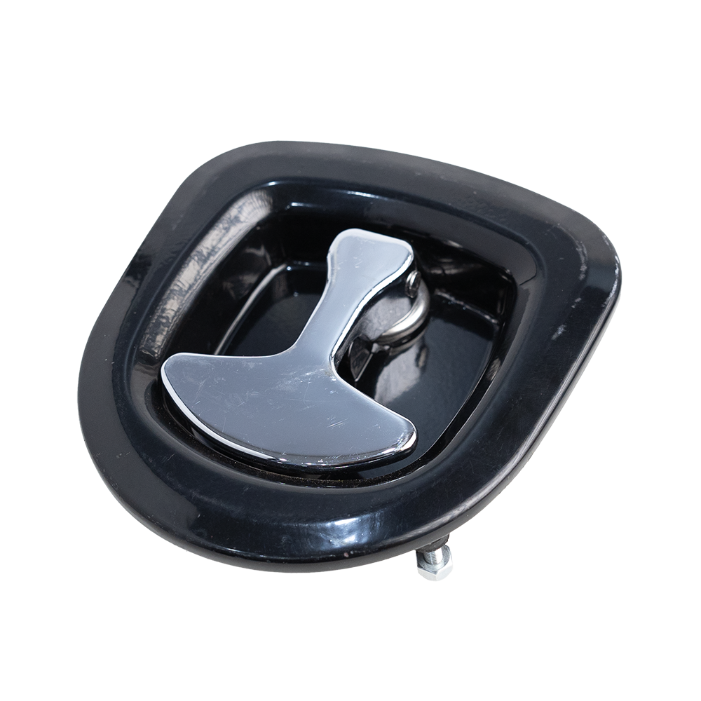 CERRADURA TIPO T PARA CAJA DE HERRAMIENTAS – NEGRO-CROMO