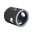 TUBE SUPPORT FOR SWIVEL JACK 2" X 2,1/4" - STEEL - RAW