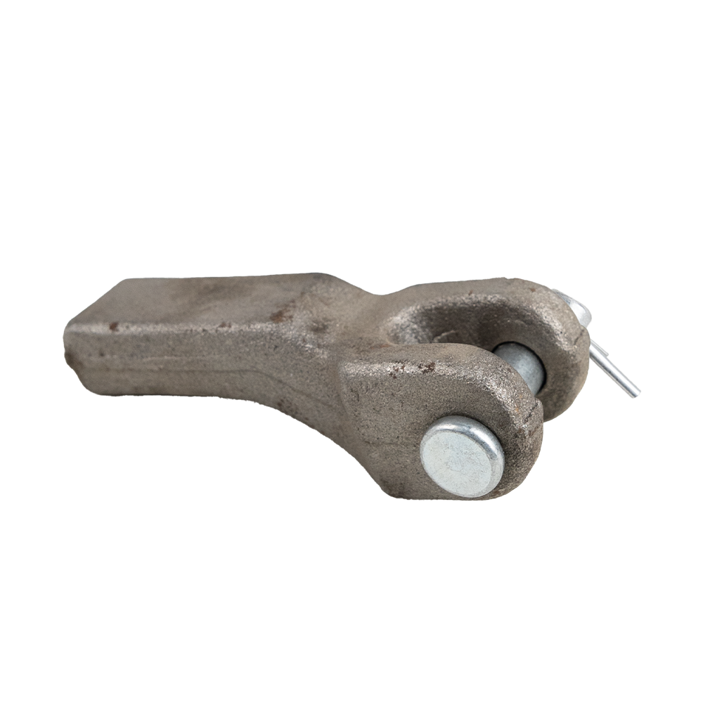 RETENEDOR DE CADENA PARA SOLDAR CON PASADOR PARA CADENA DE 1/4"-5/16" 10,000 LB WLL – ACERO FORJADO – SIN ACABADO