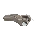 WELD ON CHAIN RETAINER W/ PIN FOR 1/4"-5/16" CHAIN 10,000 LBS WLL - FORGED STEEL - RAW