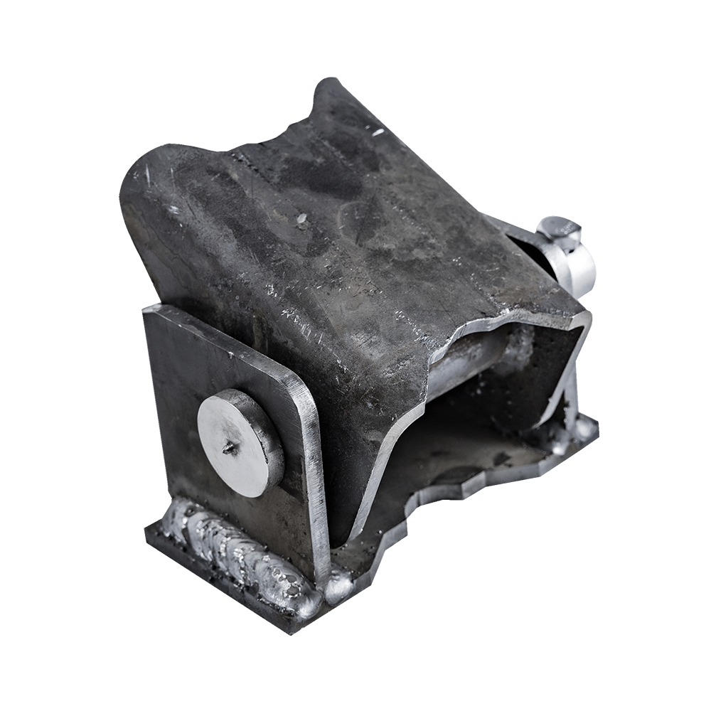 WELD ON DUMP TRAILER BODY HINGE W/ REMOVABLE PIN - STEEL - RAW