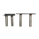 4-BOLT KIT FOR SCISSOR HOIST (2 FLAT PLATES AND 2 BENT PLATES)