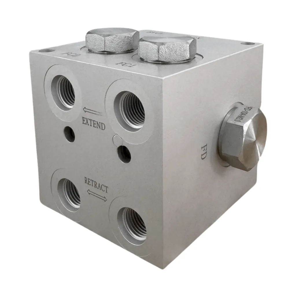 CHECK VALVE AND DIVIDER BLOCK (SAE 6)