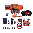 Winchmax Winch Steel Cable 50' - 5,000 Lbs - 12v  - Orange