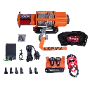 Winchmax Winch Synthetic Rope 65' - 5,000 Lbs - 12v  - Orange