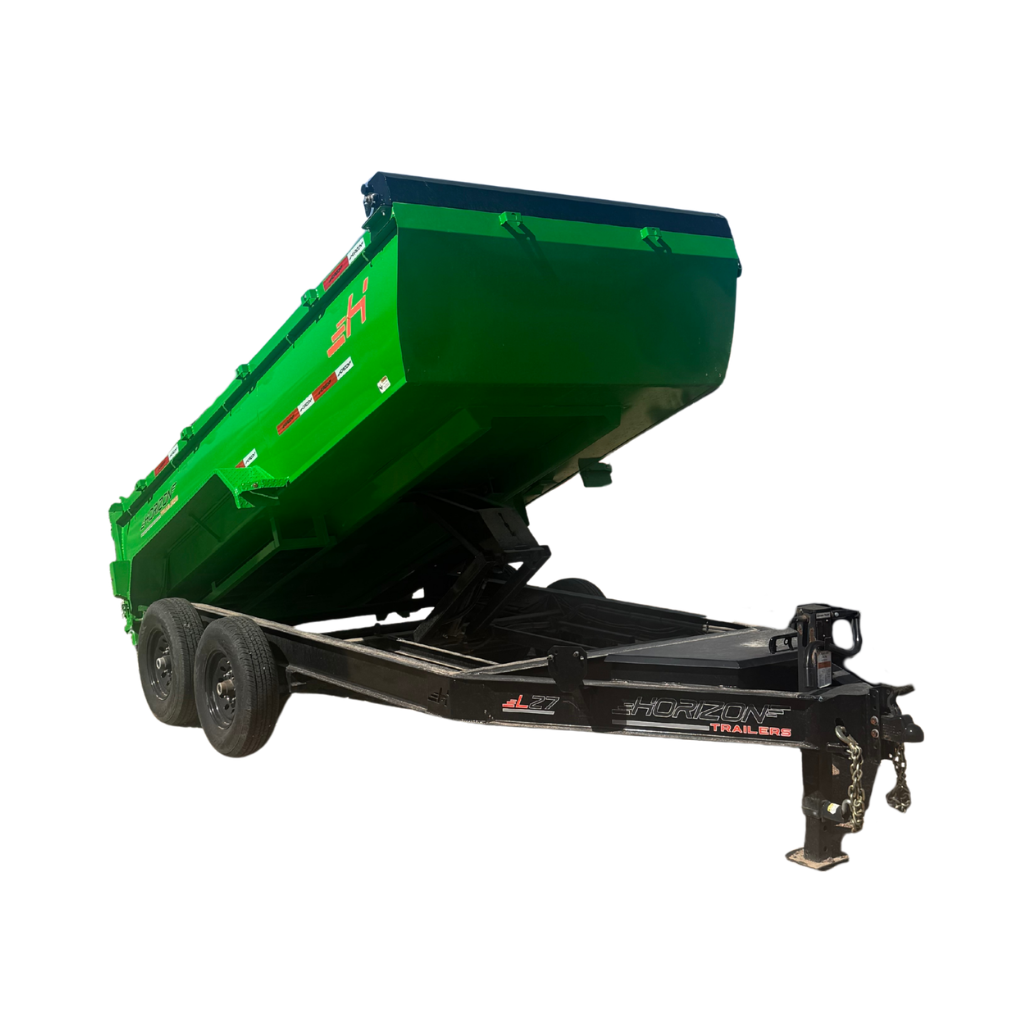 LZ7 14' x 80.5" x 30" BP 7K 30" SIDES, 2 TONE (BLACK/LIME GREEN) (SERIE: 3H7BD1425RR003571)