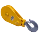 15 Ton Snatch Block 10" Sheave W/ Hook- Yellow