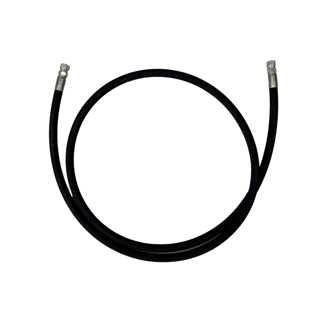 KIT MANGUERA HIDRAULICA 3/8" 2SN, 4,800PSI, CRIMPADA, CON CONECTORES JIC 3/8" HEMBRA TUERCA LOCA (190")         