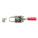 OVER CENTER LATCH CLAMP - STEEL (RED LEVER) MIN. 50MM, MAX. 75MM