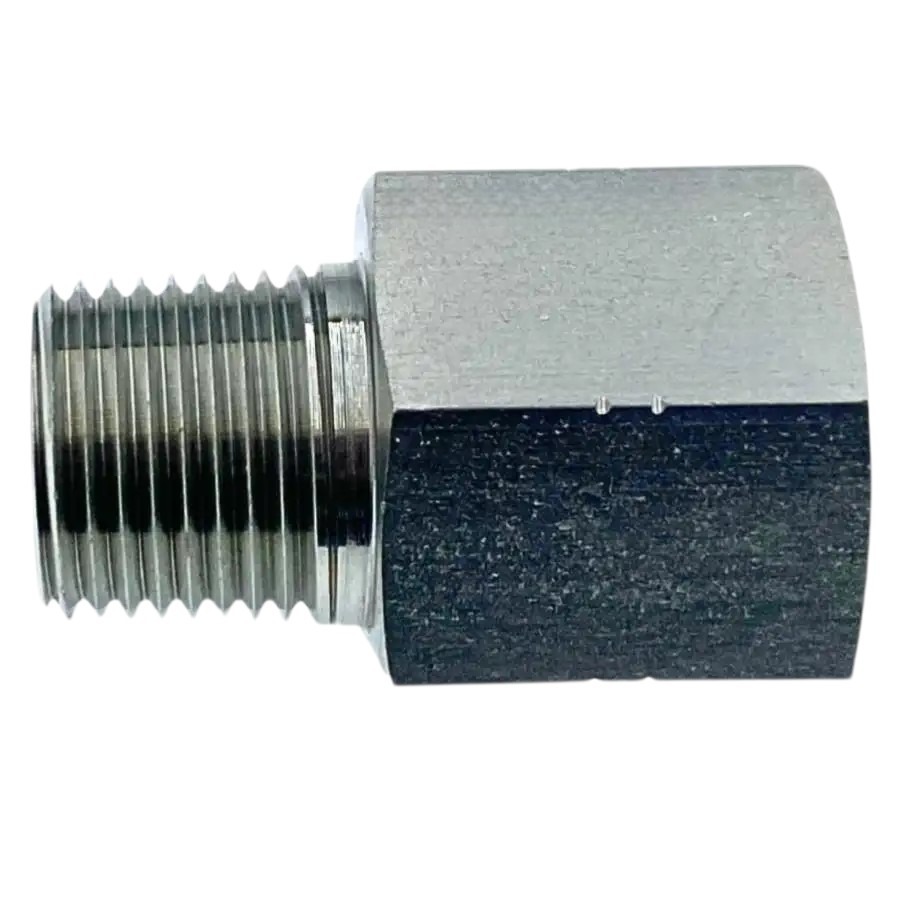 ADAPTADOR RECTO SAE 8 HEMBRA X 1/2" NPT MACHO