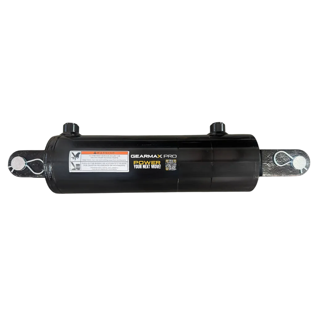 HYDRAULIC CYLINDER BORE 4'' ROD 2'' STROKE 10'' 3,000 PSI (90 DEGREE PORT)