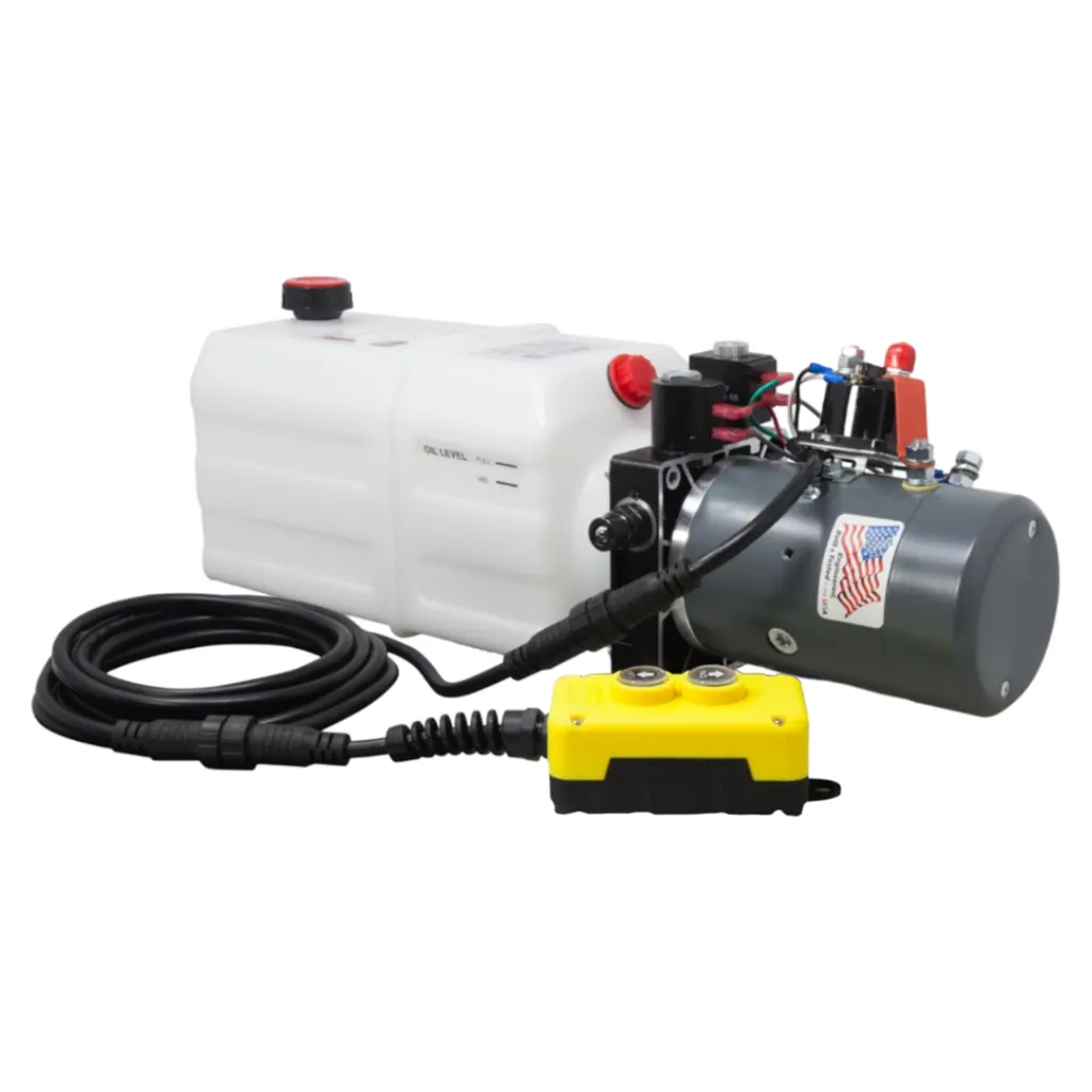 [KDC45592-6Q] KIT BOMBA HIDRÁULICA KTI 2 BOTONES, DOBLE ACCIÓN, 6 QUART, 12V