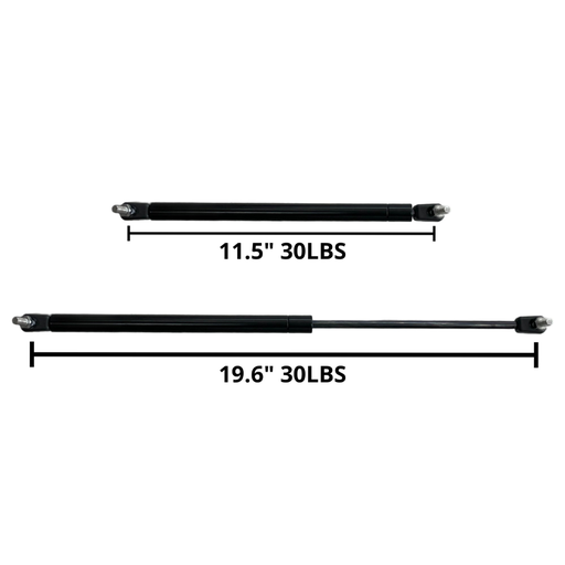 [AG-19.60-30LBS-GX] AMORTIGUADOR DE GAS DE 19.60" DE 30 LBS, (INCLUYE TORNILLOS)