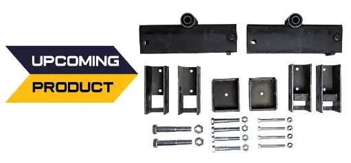 [GXSU-003004] Tandem Axle 48,1/4" Axle Spacing Hanger Kit W/ Equalizers & Bolt On Hardware For 10k Axles
