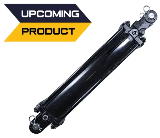 [GXHY-003002] Tie Rod Hydraulic Cylinder 3'' X 24'' X 1,1/2" W/Pins - Ports 1/2" NPT - Black