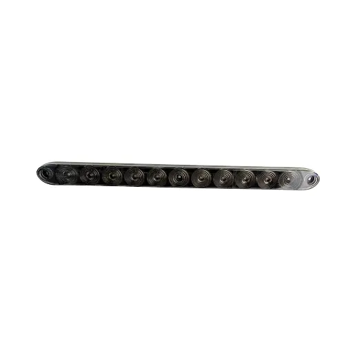 [GXEL-006005] Red Led Bar Stop/Turn/Tail Tinted Lens 1,1/2" X 12" W/ 8" Pigtail - Bolt On 