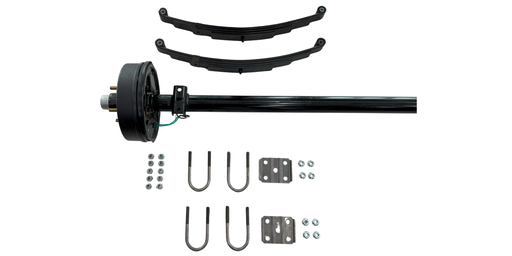 [KE35CF] 3,500 LB AXLE KIT WITH SPRING KIT AND ELECTRIC BRAKES (80"–95")