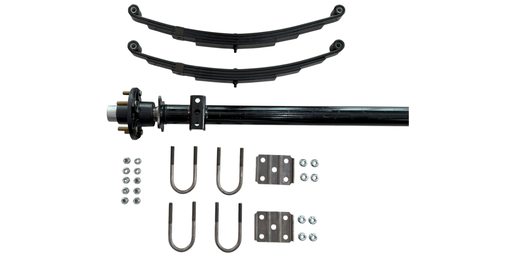 [KE35SF] 3,500 LB AXLE KIT WITH SPRING KIT, NO BRAKES (80"–95")