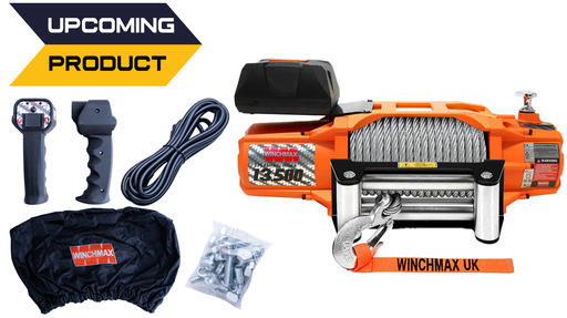 [GXEL-009001] Winchmax Winch Steel Cable 80' - 13,500 Lbs - 12V - Orange