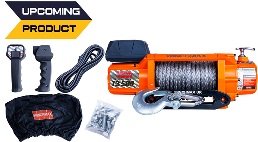 [GXEL-009004] Winchmax Winch Synthetic Rope 90' - 13,500 Lbs - 12V  - Orange 