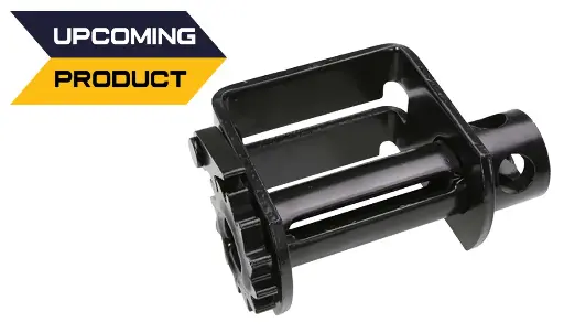 [GXCA-005002] Sliding Double L Winch 5,500 Lbs Wll - Steel - Black